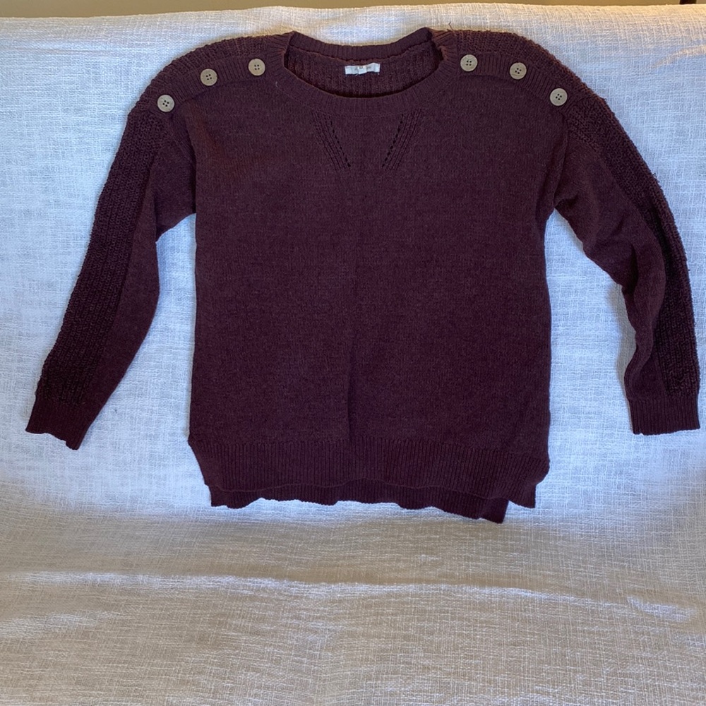 Maurice’s Plum Crew Sweater- Medium